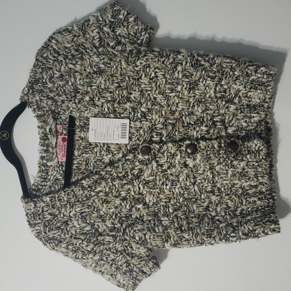 Anthropologie Hand Knit by Dollie Chunky Cardigan